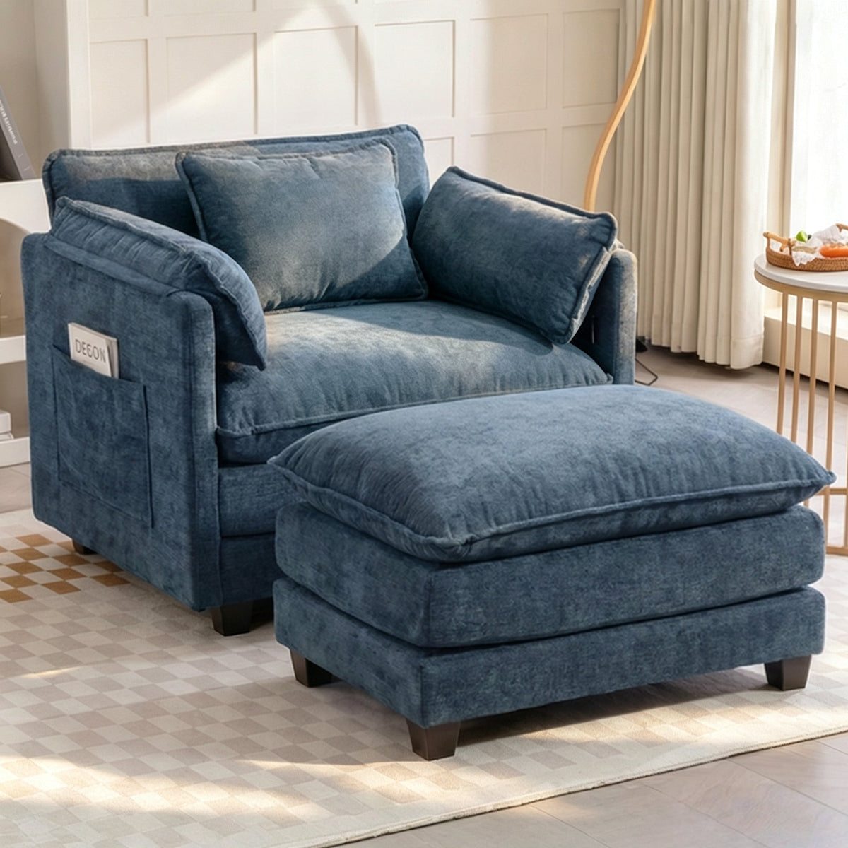Level Up Oversized Sofa with Ottoman