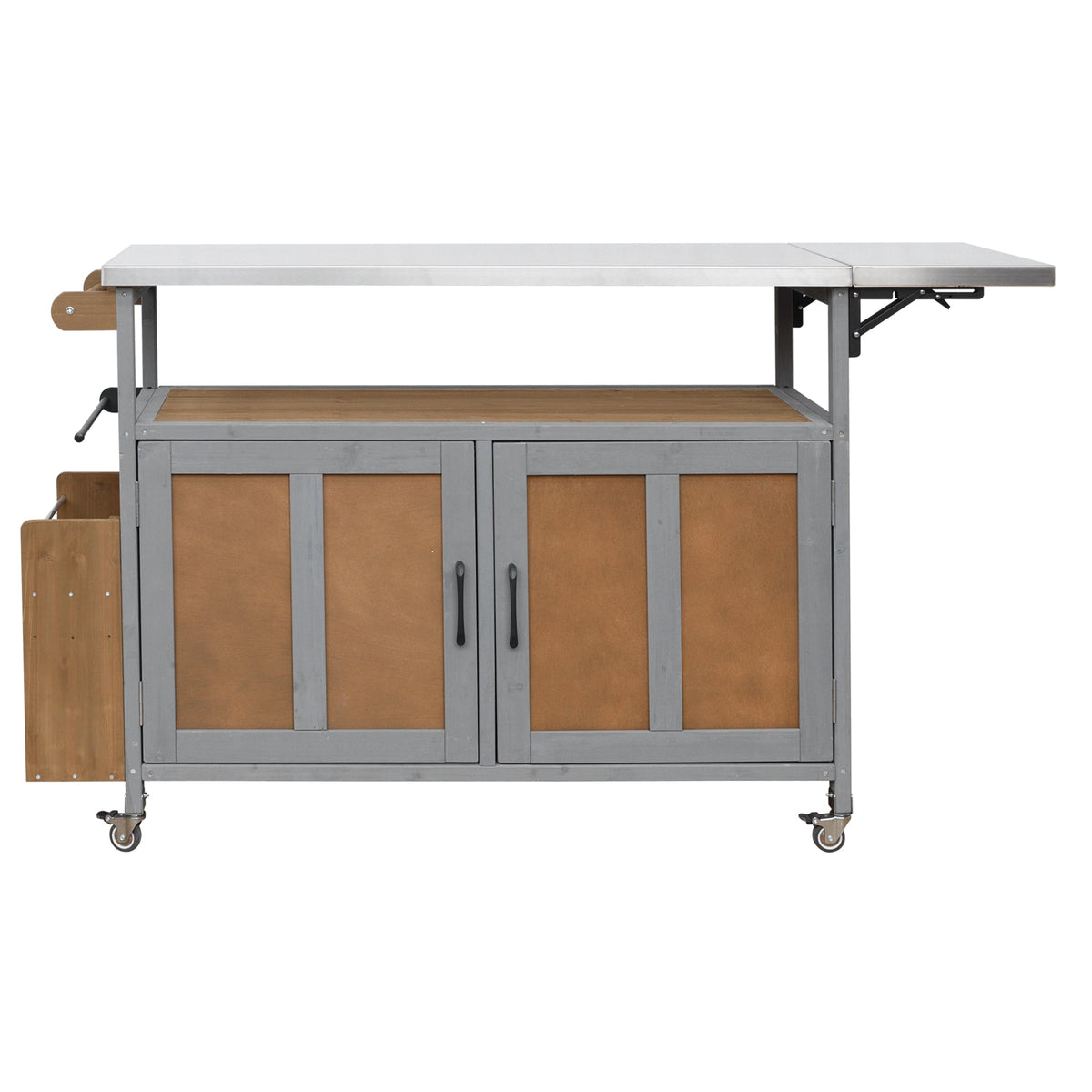 Foldable Outdoor Kitchen Island Cart