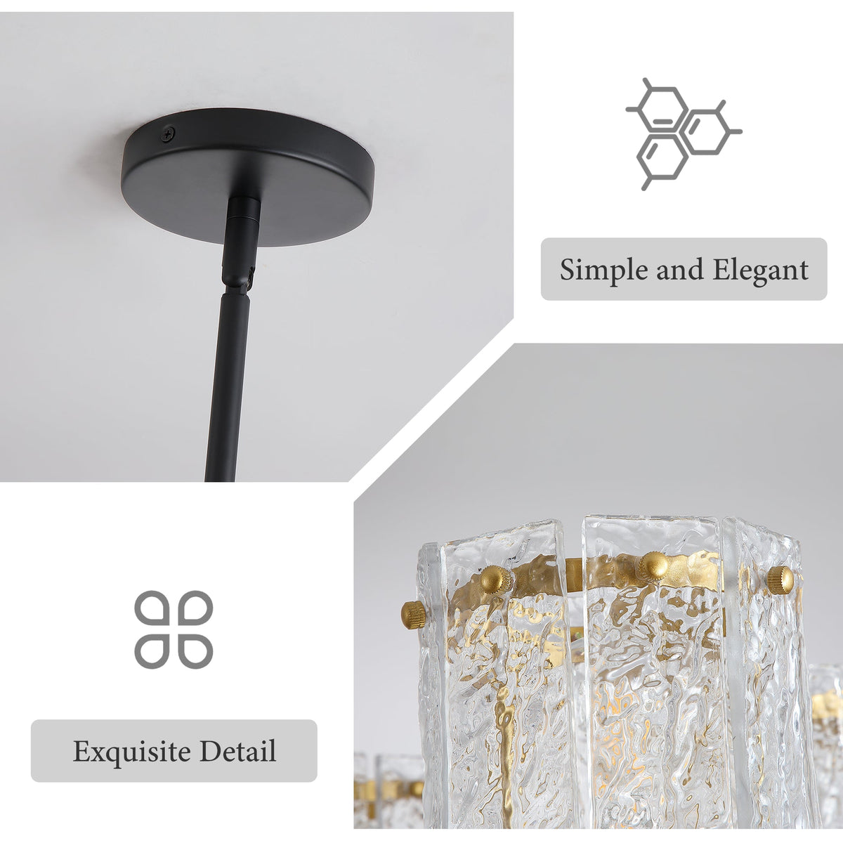 Modern 5-Light Chandelier