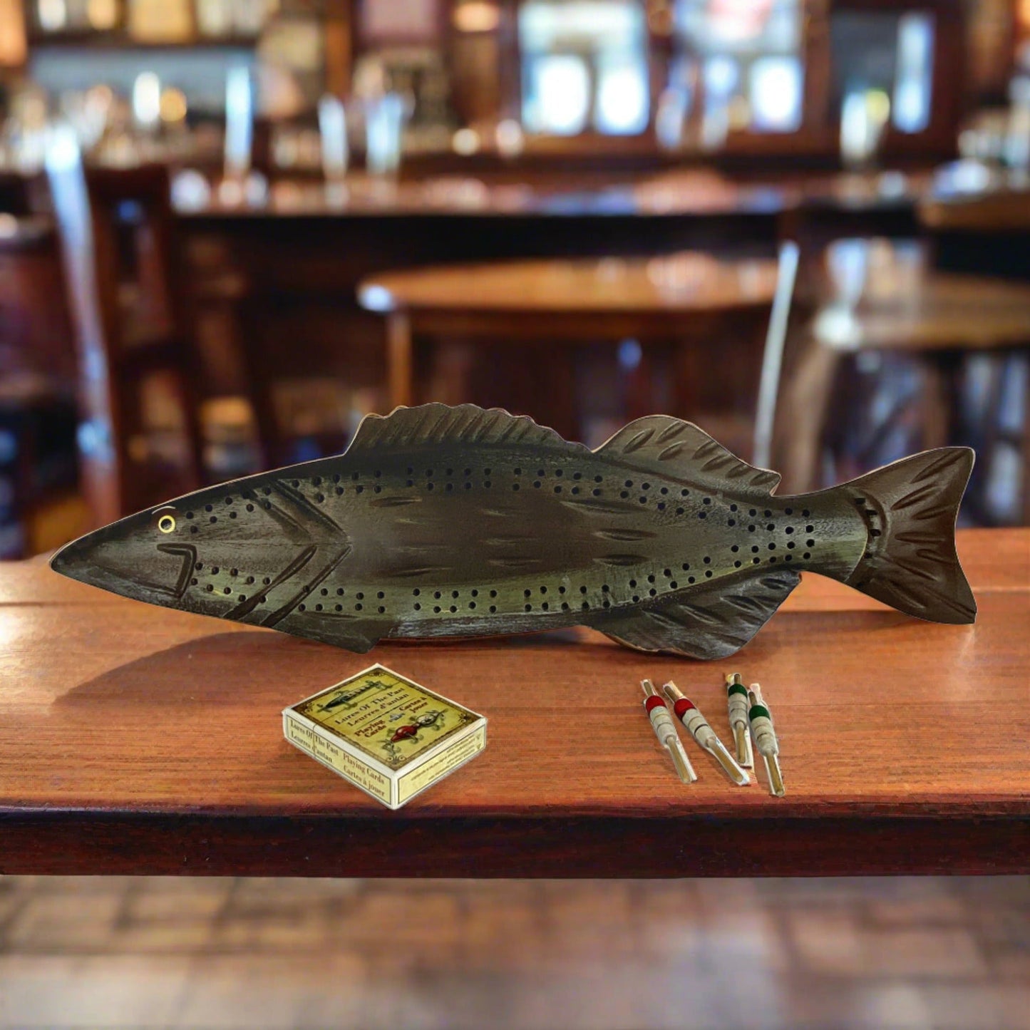 Cribbage Board-Fish