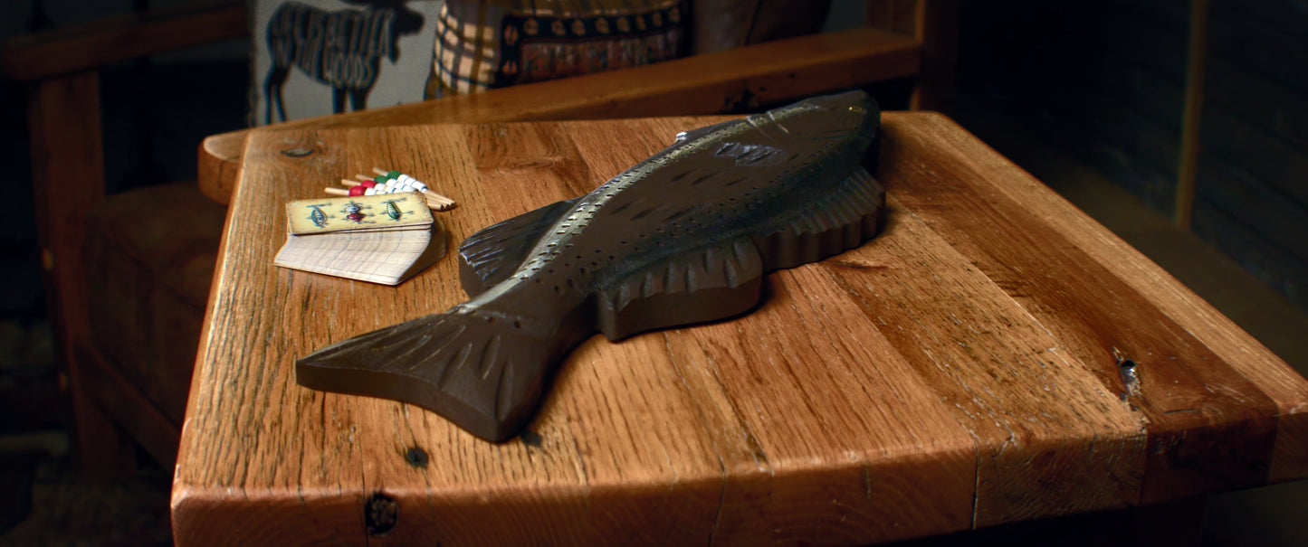Cribbage Board-Fish