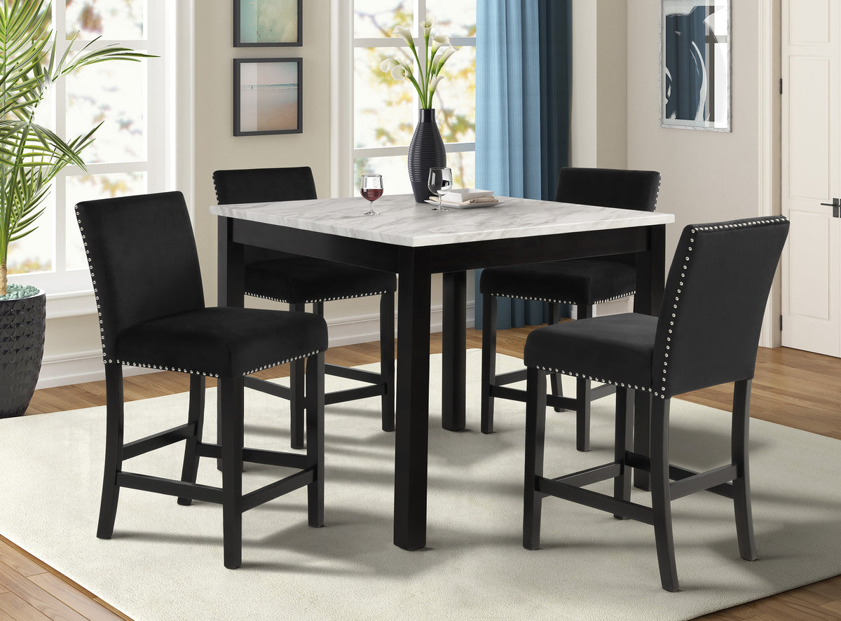 5pc Counter Height Dining Set Square