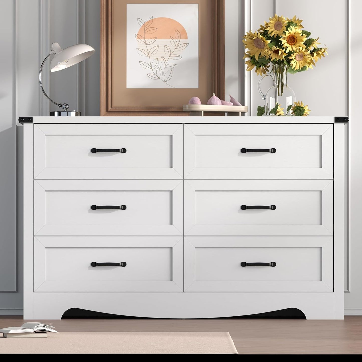 Six Drawer Dresser FortySevenInch Television Console