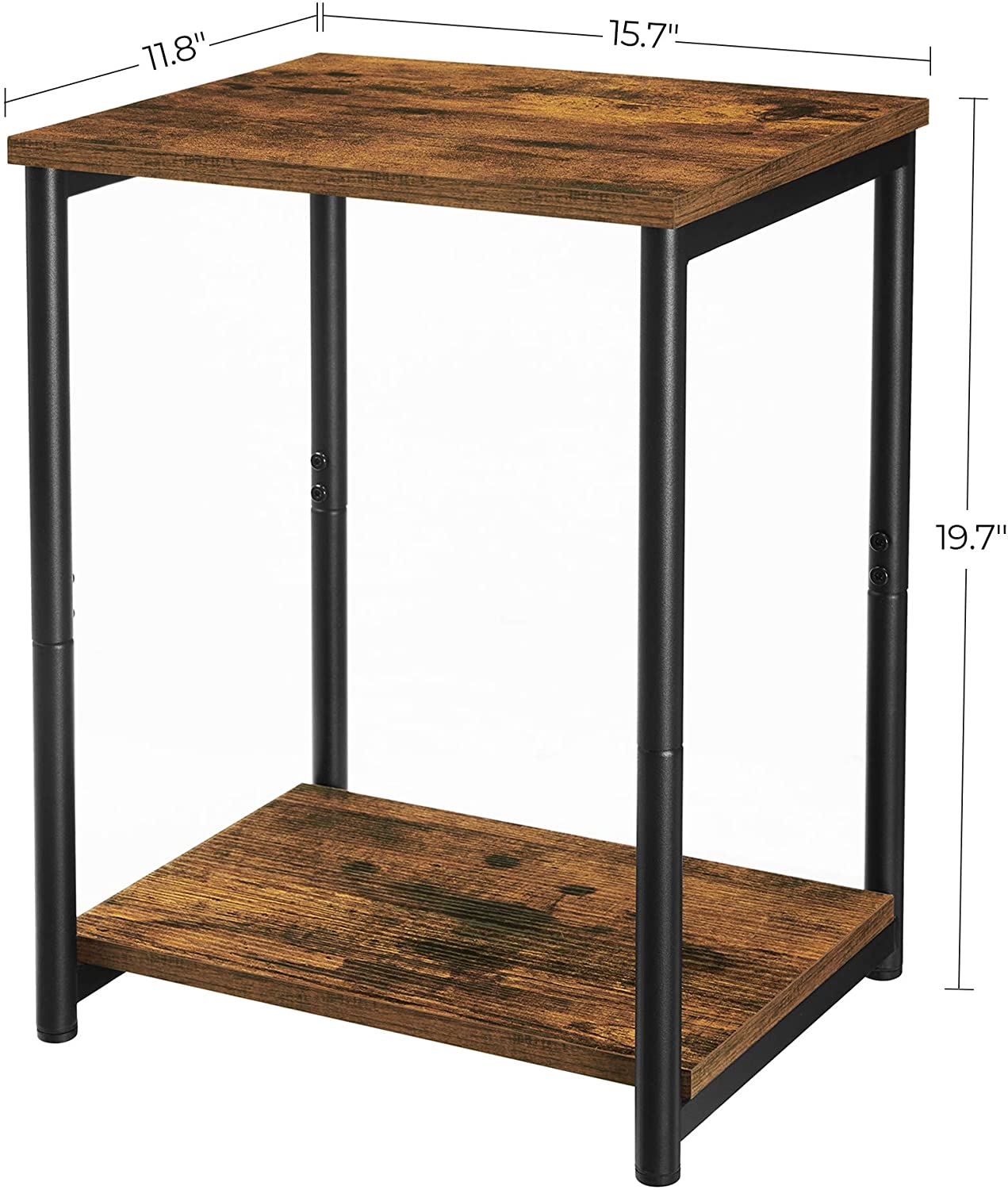 Tables Set of 2 with Storage Shelf