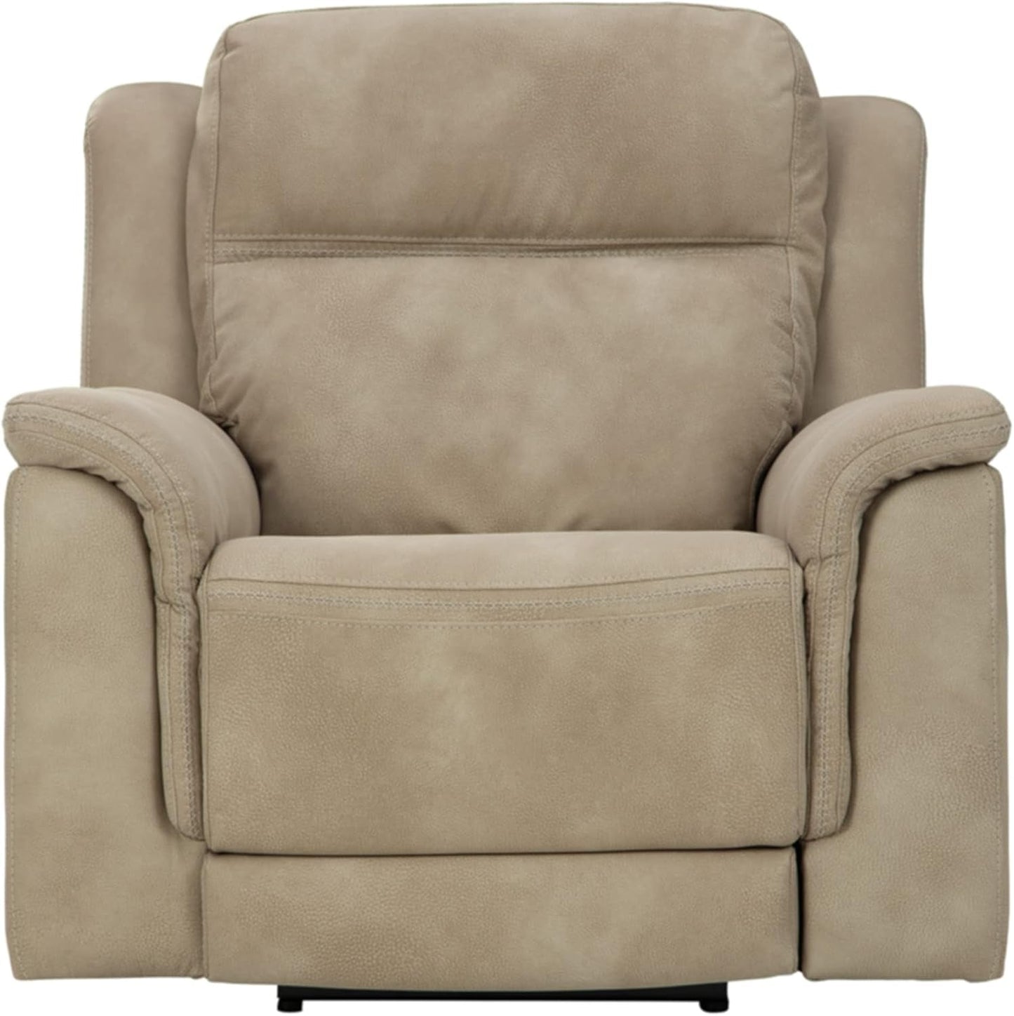 Durapella Power Recliner With Adjustable Headrest Beige