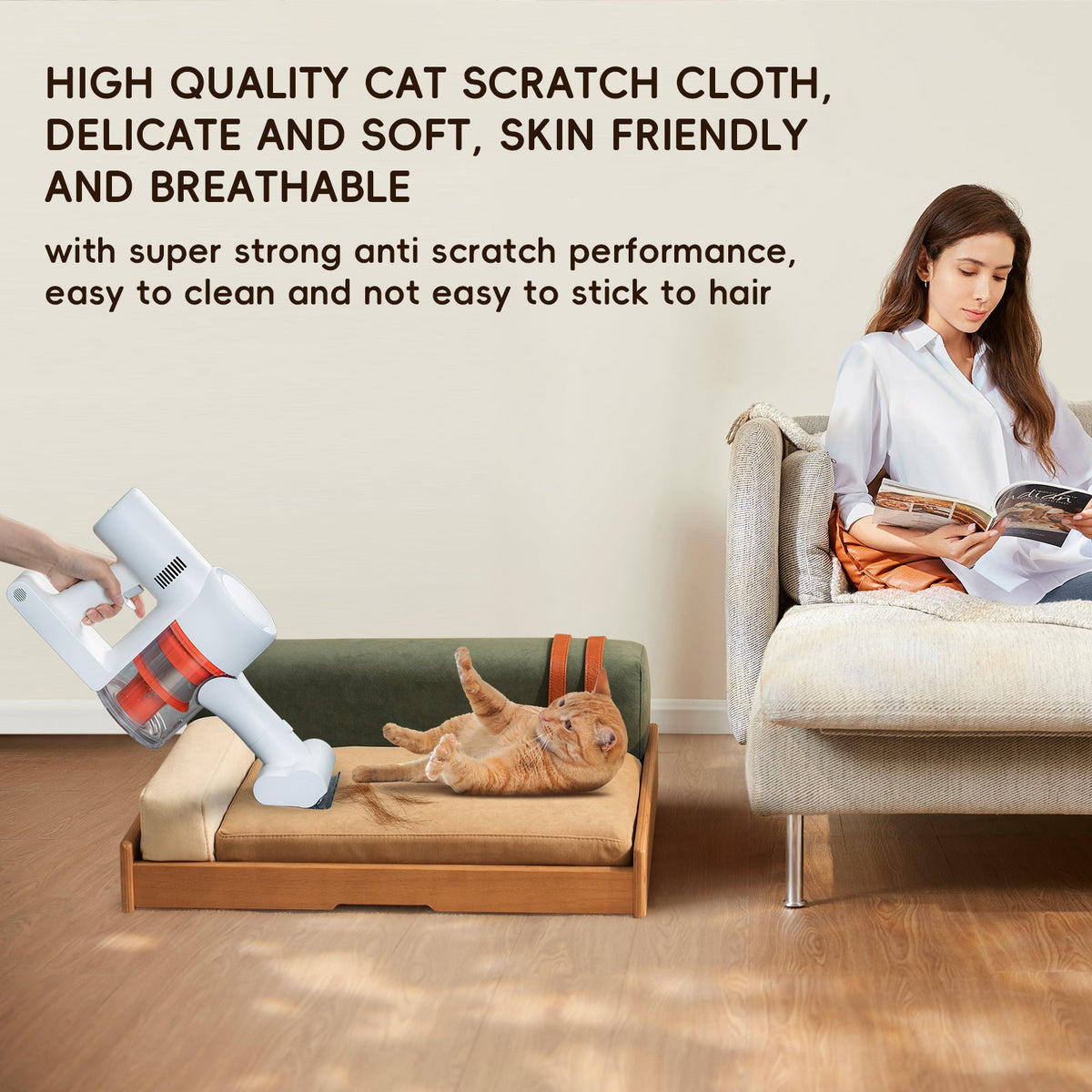 Modern Wooden Pet Bed for Cats & Dogs