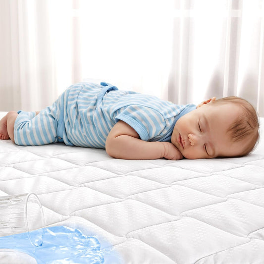 Waterproof Crib Mattress Pad Toddler Mattress Protector