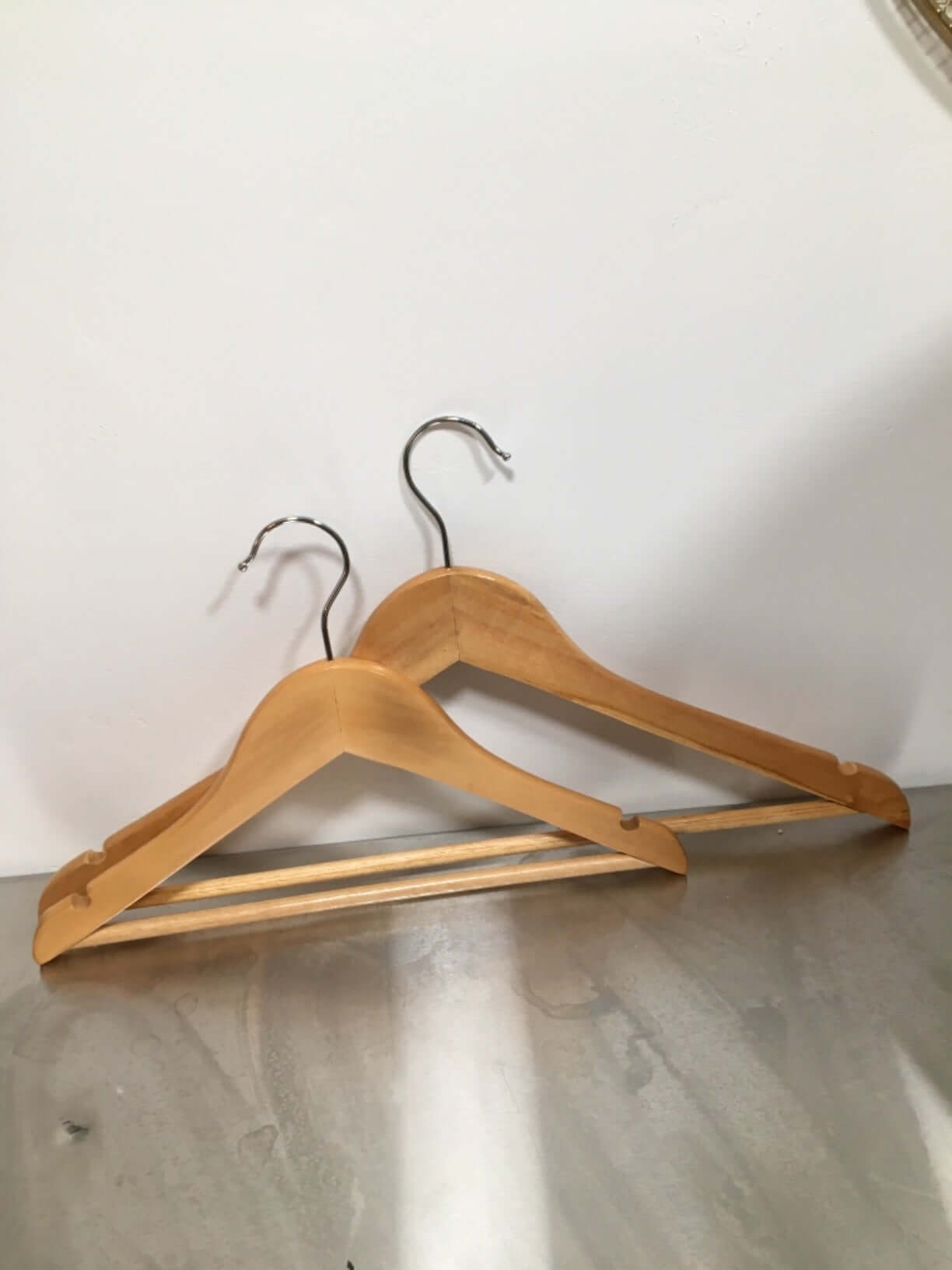 20-Pack Solid Wood Children’s Hangers