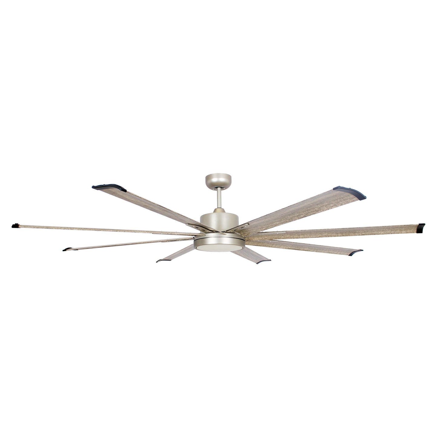 72‘’ Bankston Integrated Led Indoor Nickel Standard Ceiling Fan With Remote Control And Light Kit Included
