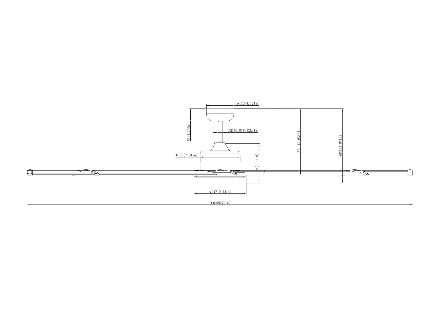 72‘’ Bankston Integrated Led Indoor Nickel Standard Ceiling Fan With Remote Control And Light Kit Included