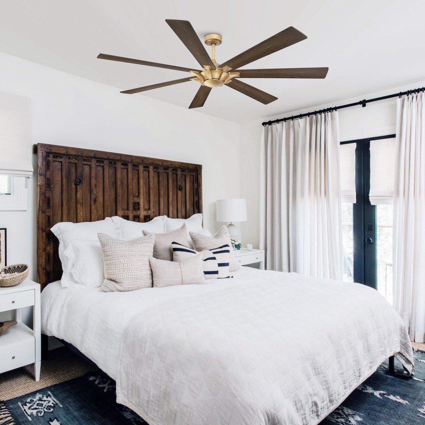 72 Modern Rustic Ceiling Fan 7-Blades