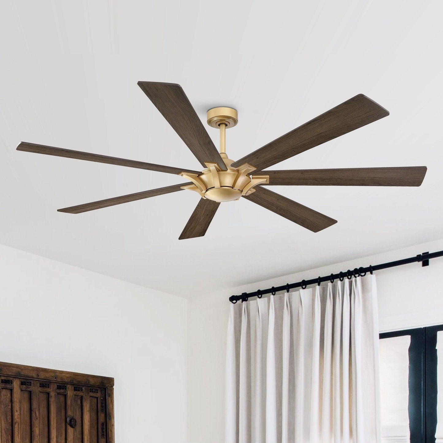 72 Modern Rustic Ceiling Fan 7-Blades