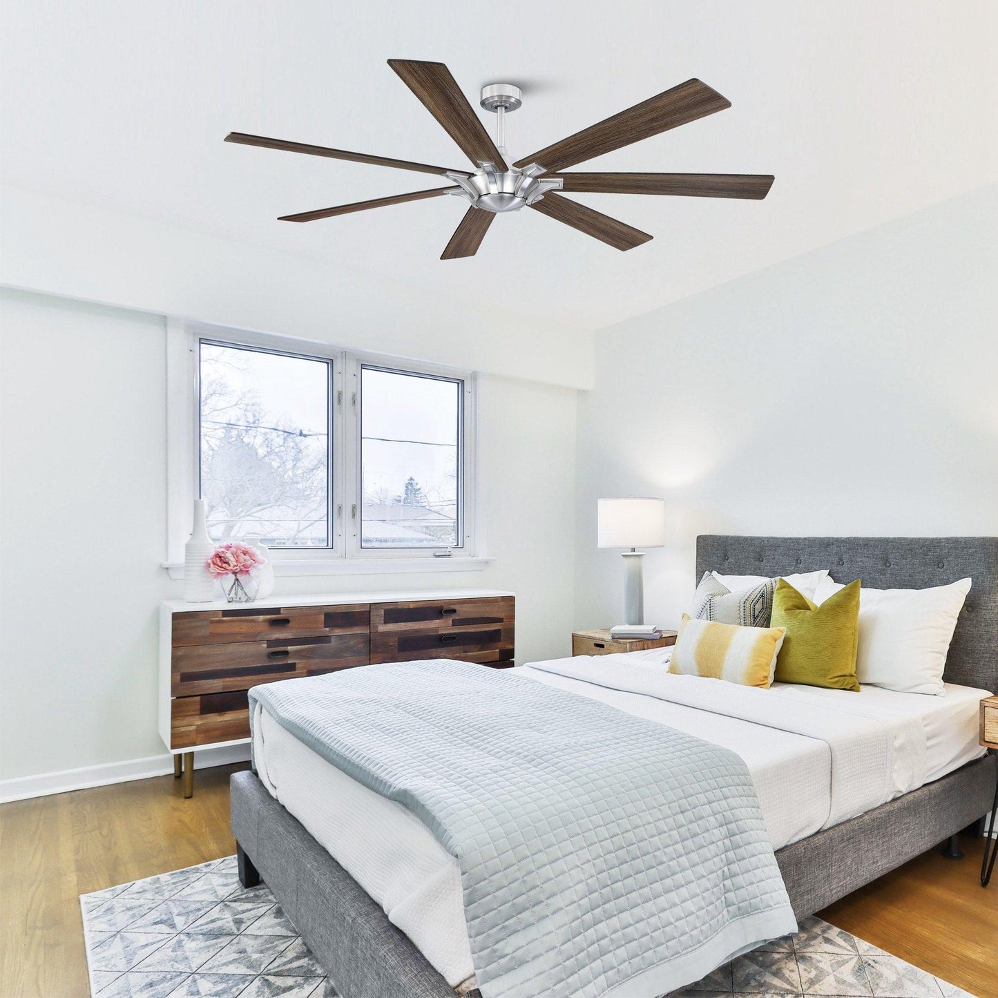 72 Modern Rustic Ceiling Fan 7-Blades