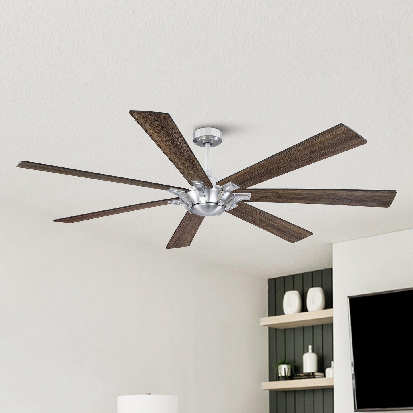 72 Modern Rustic Ceiling Fan 7-Blades