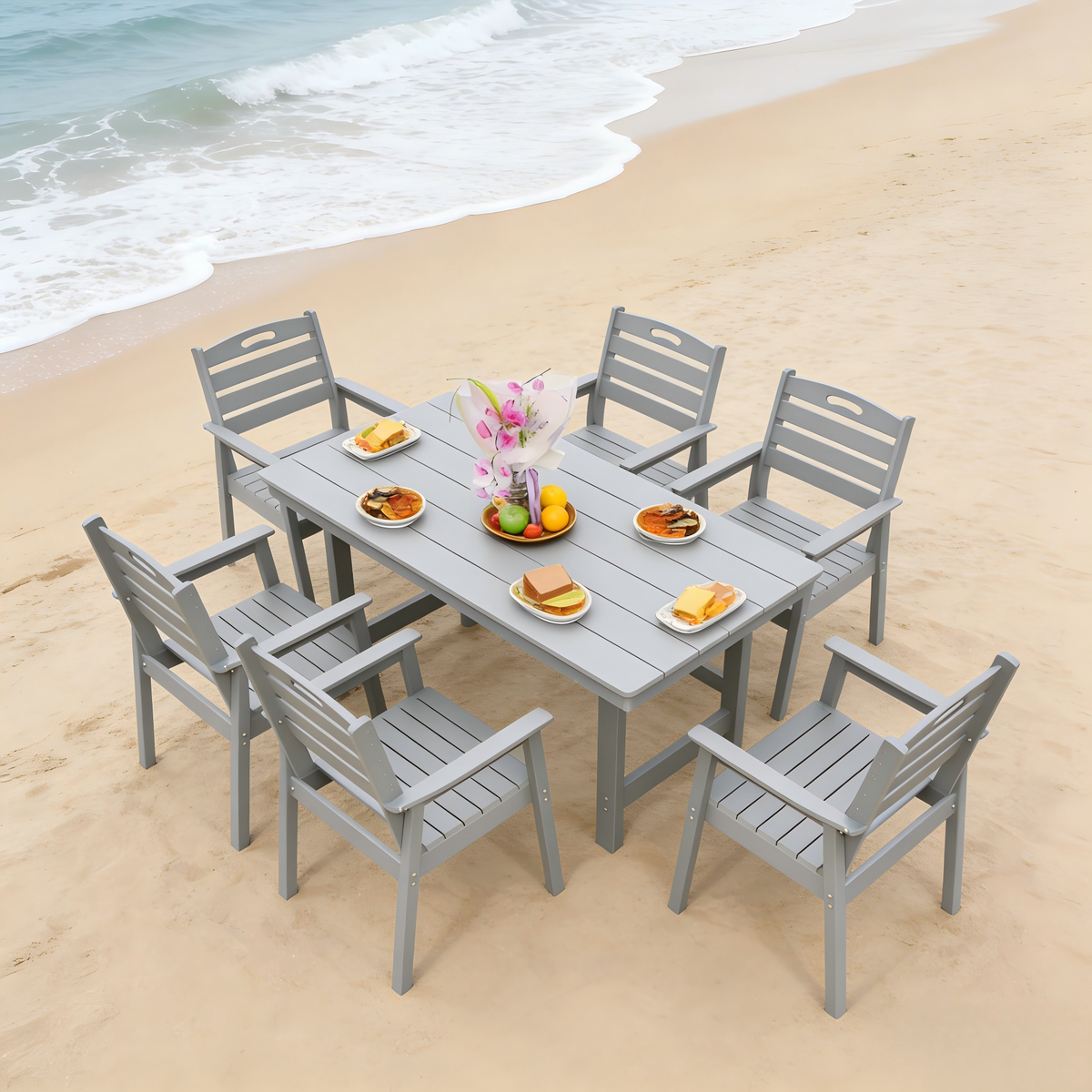 HDPE Outdoor Patio Dining Set