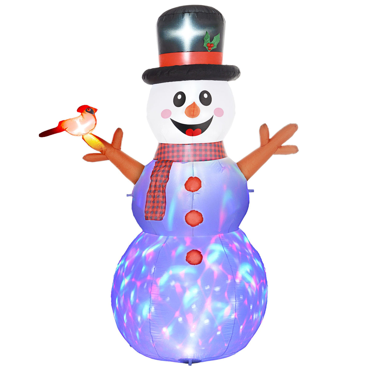 Outsunny 7.9' Christmas Inflatable Snowman