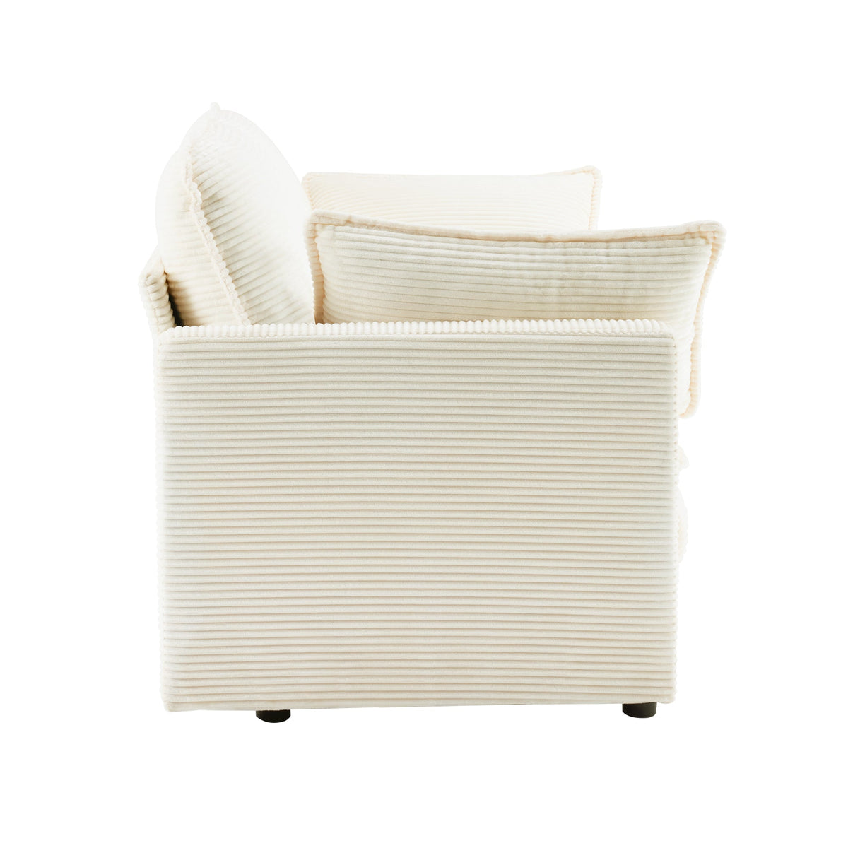 69" Plush Cloud Loveseat: Modular 2-Seater Sectional Sofa