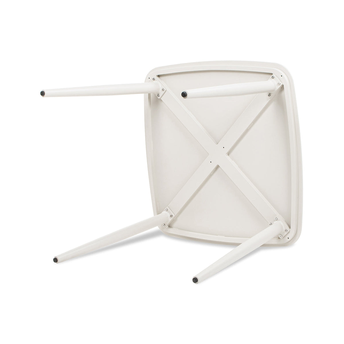 Santorini 33.5" Square Outdoor Patio Table Aluminum