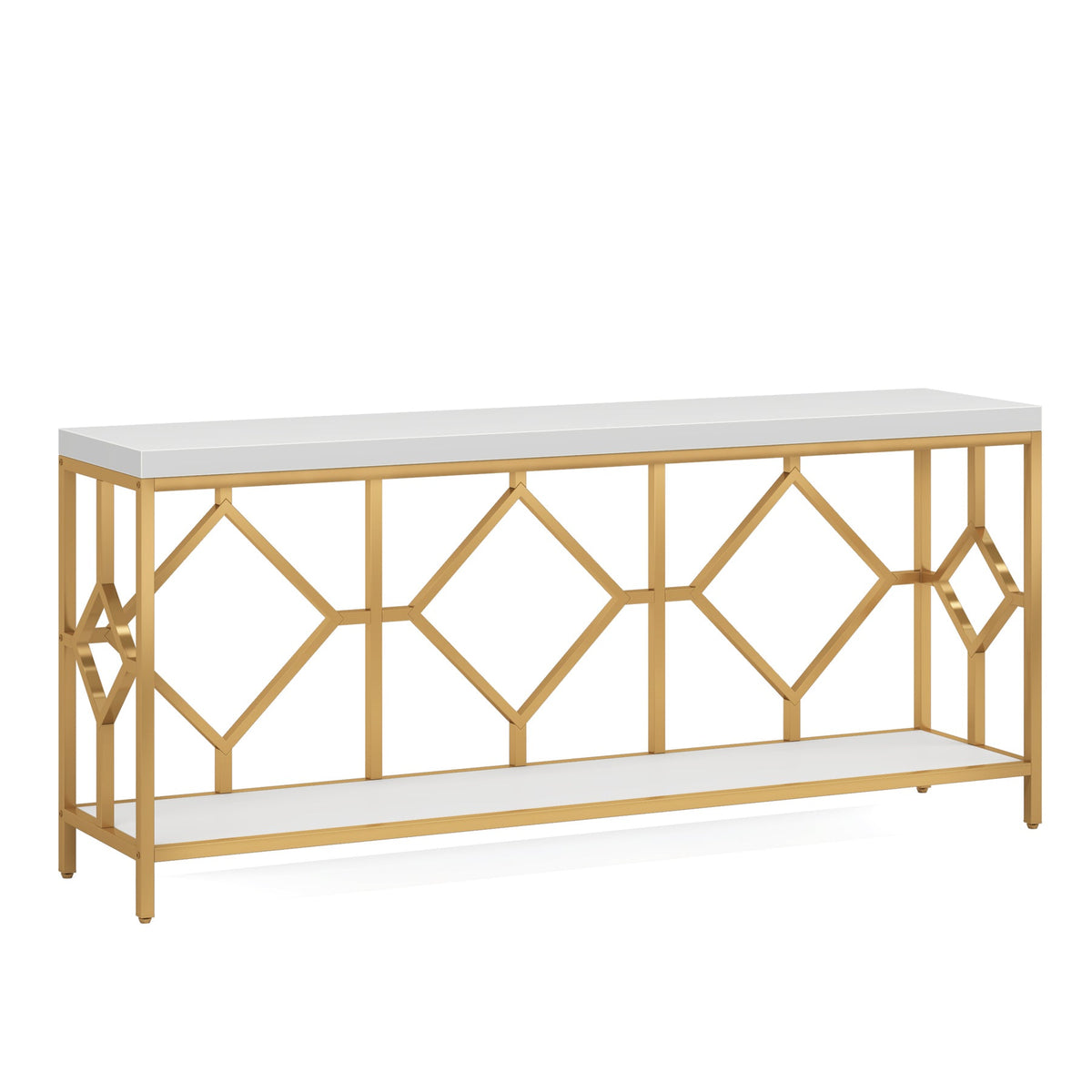 70.9" Extra Long Sofa Table - Industrial Style