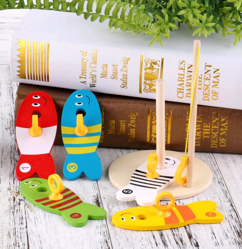 Wooden Fishing Toy Set