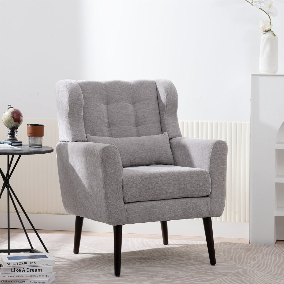 Modern Chenille Accent Chair