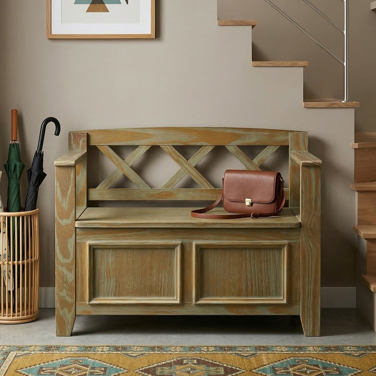 Amherst Small Entryway Storage Bench
