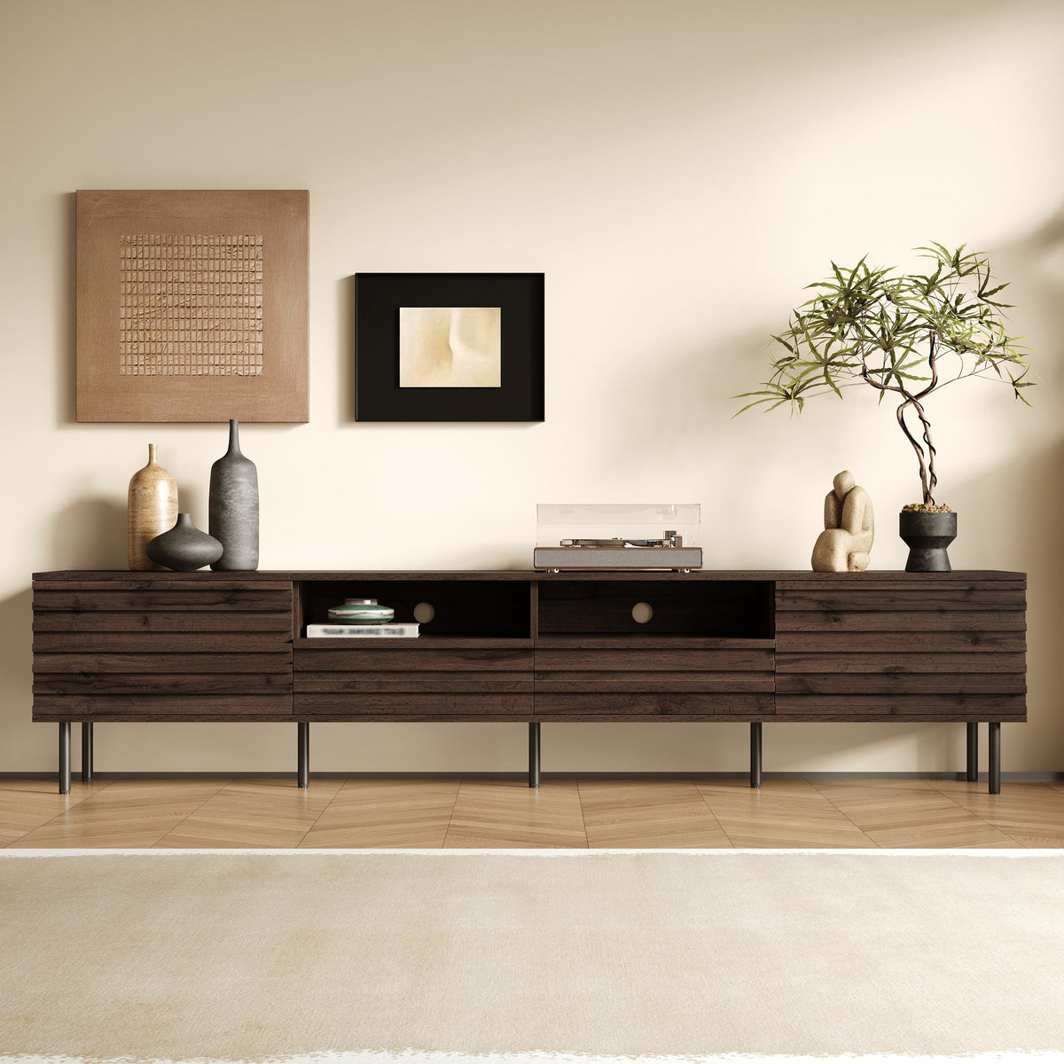 78 Inch Modern TV Stand for TVs Up to 85 Inches
