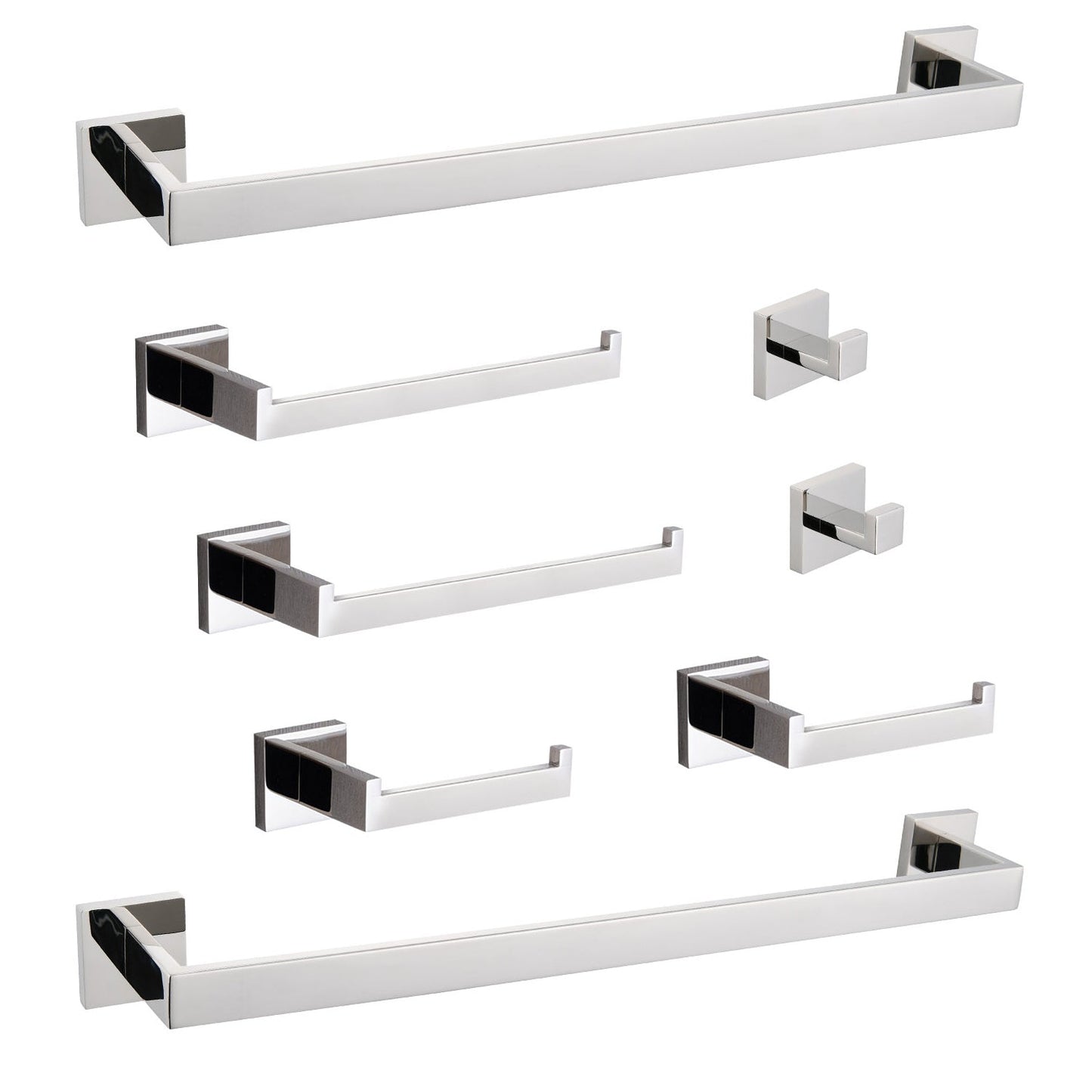 8-Piece Bathroom Hardware Set