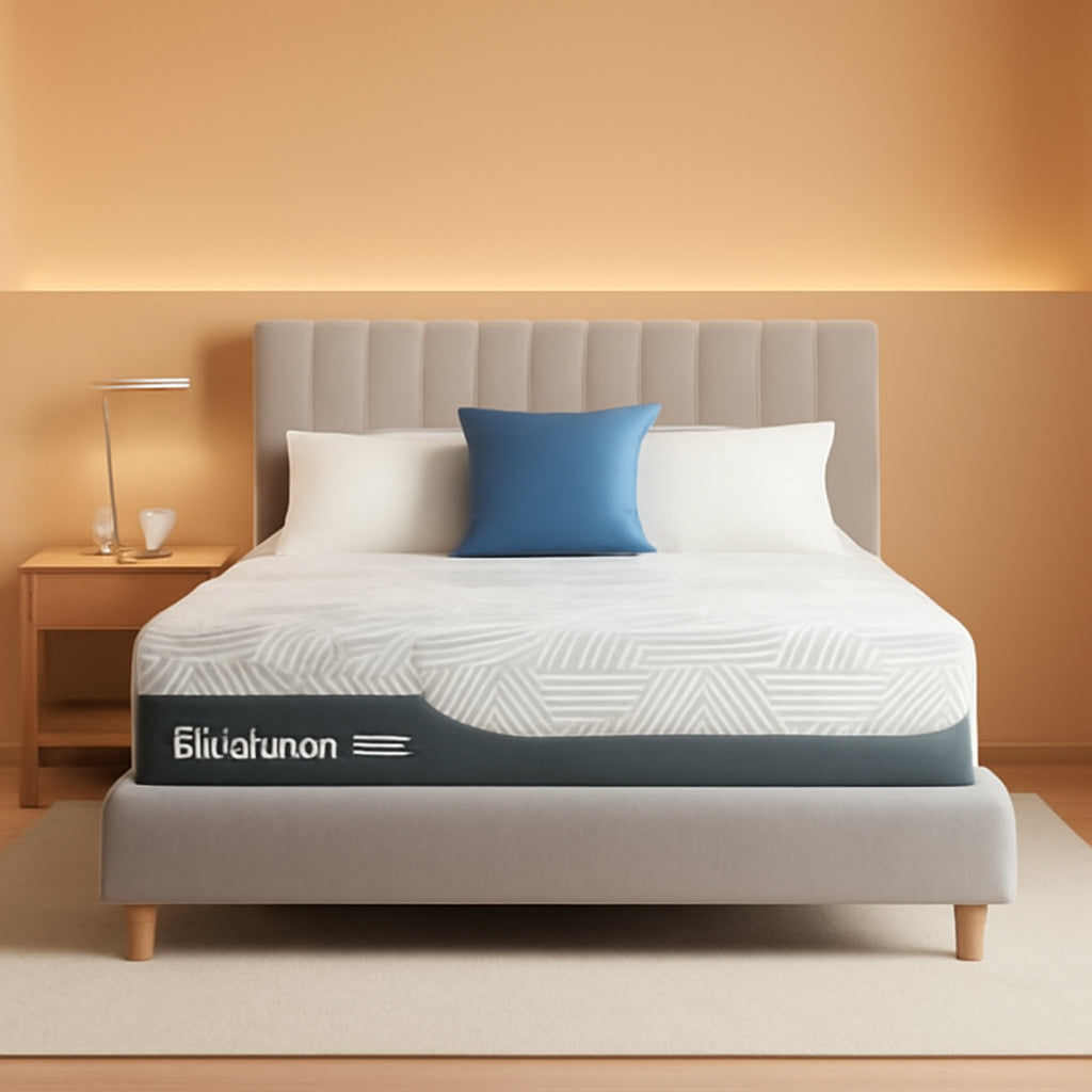 Queen Size 10 Inch Cooling Gel Memory Foam Mattress Fo rBack Pain Relief