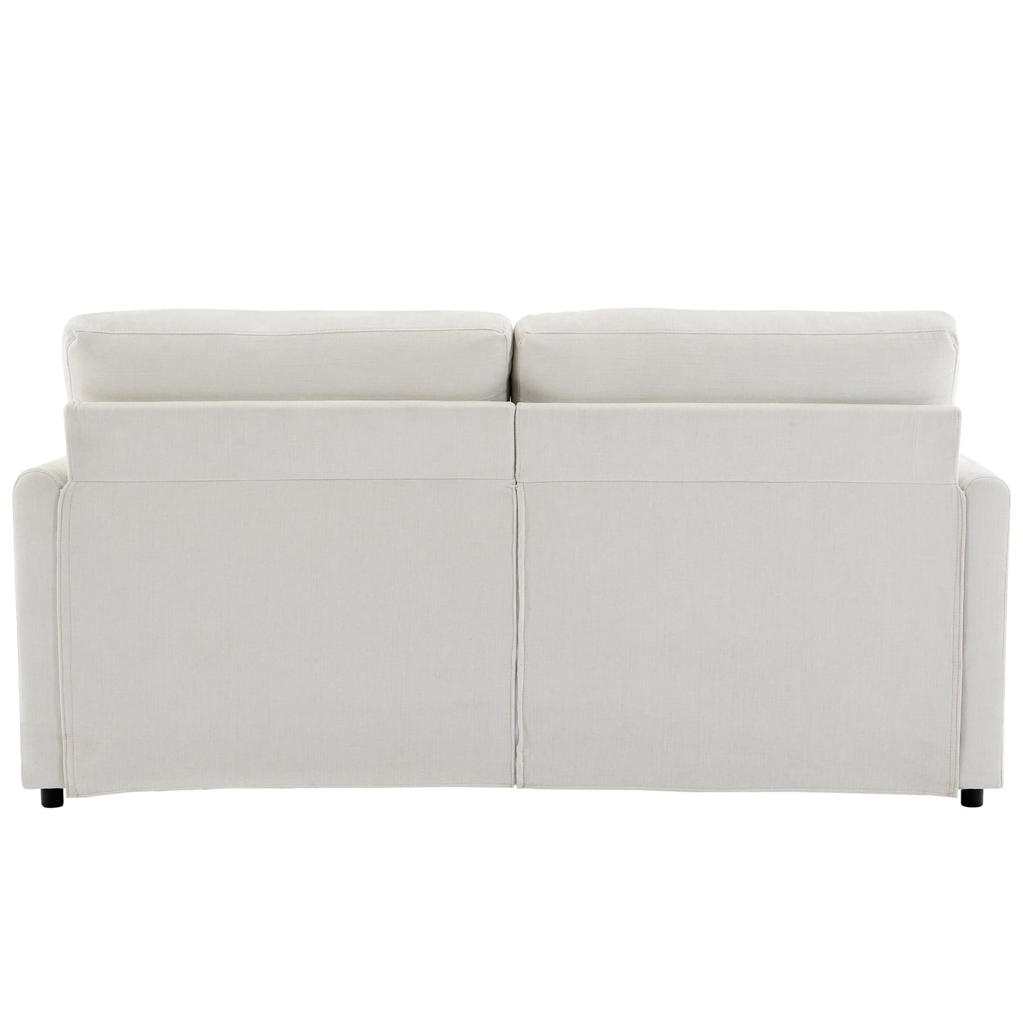 68.1' Cozy Upholstered Loveseat Sofa Oversized Comfy Comfy Cloud Sofa Double Cushion Loveseat Sofa Plush Cushion Sofa Couch for Living Room, Beige