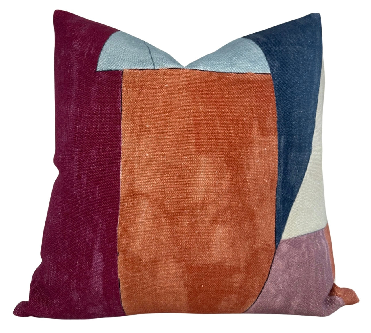 District Pillow Cover in Claret, Kelly Wearstler Textiles
