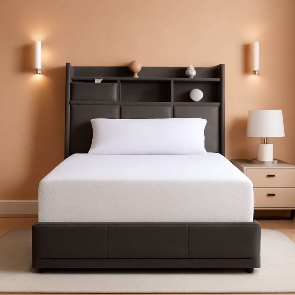 Twin Gel Memory Foam Mattress Fiberglass-Free, Breathable, 6"