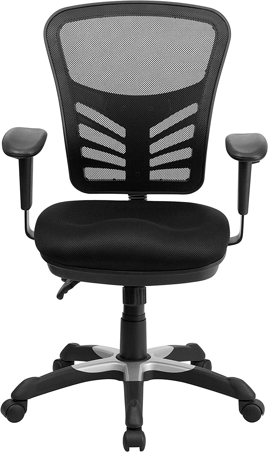 Ergonomic Mesh Office Chair With Adjustable Lumbar Black