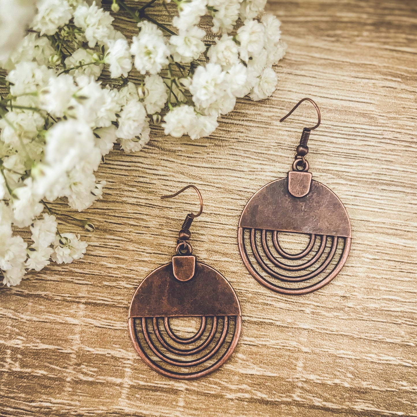 Copper Horizon Earrings