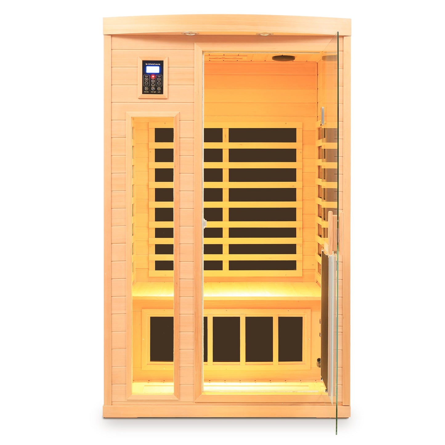 Far-Infrared Hemlock Wood Two-Person Sauna Room