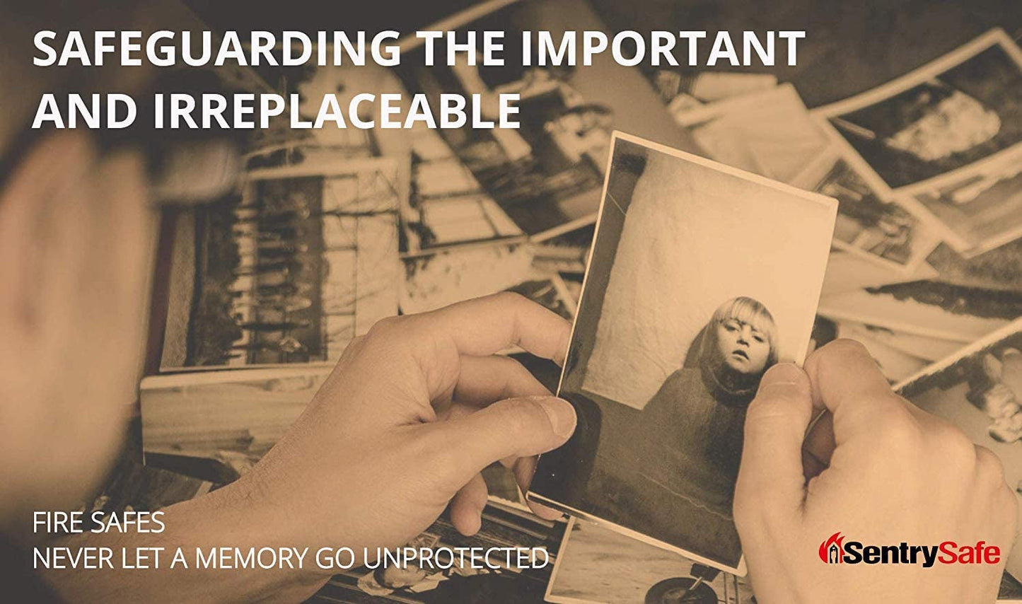 Black Fireproof Safe With Key Lock 14.3X15.5X13.5 HD4100