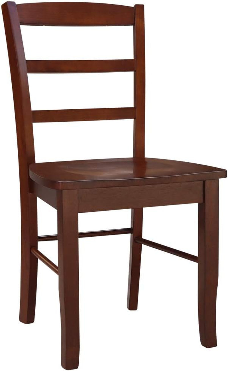 International Concepts Madrid Ladder Back Chair Espresso