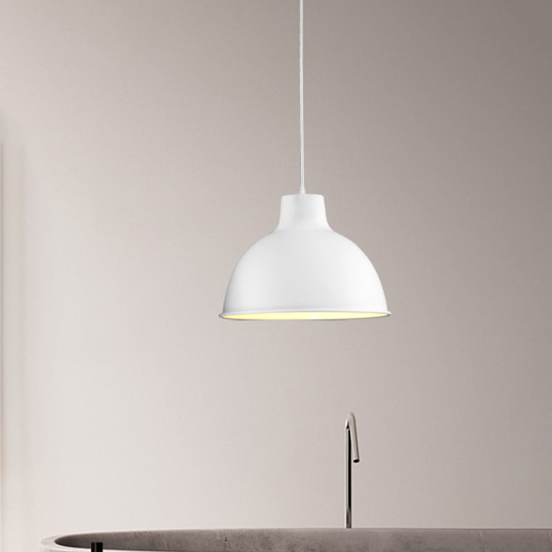 Josie Industrial Dome Pendant: Modern Loft Style with Adjustable Cord