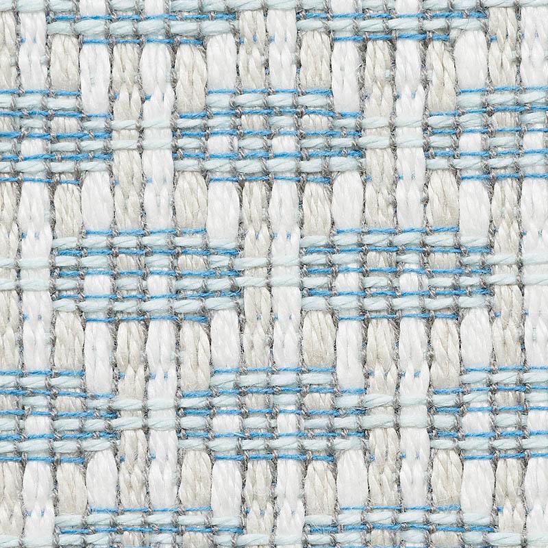 Hickox Woven Pillow Cover in Sky Blue, Schumacher Textiles