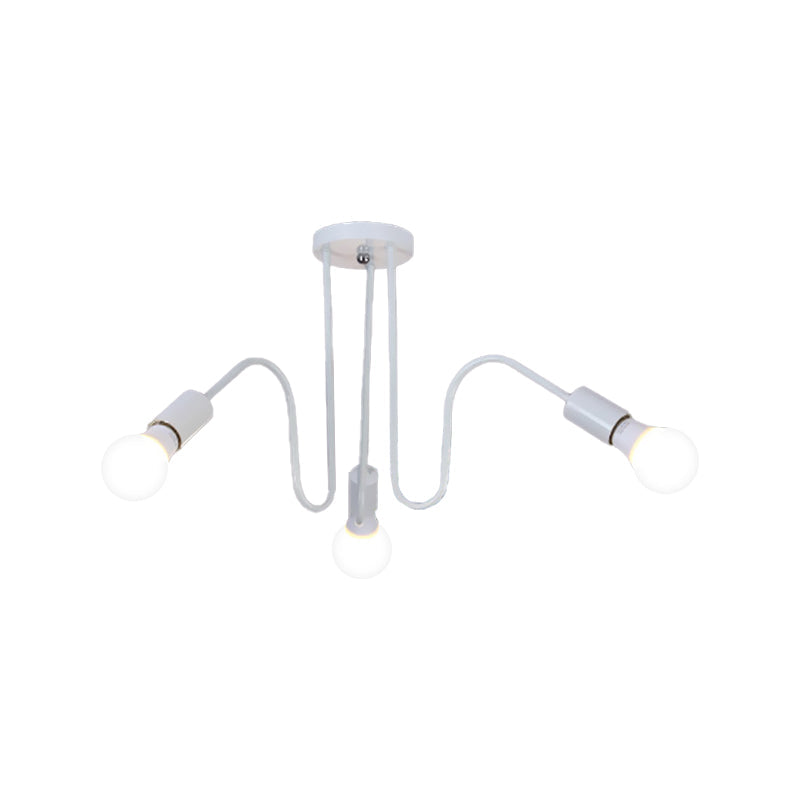 Alyssa  Meets Versatility: Loft Style Semi-Flush Mount Light