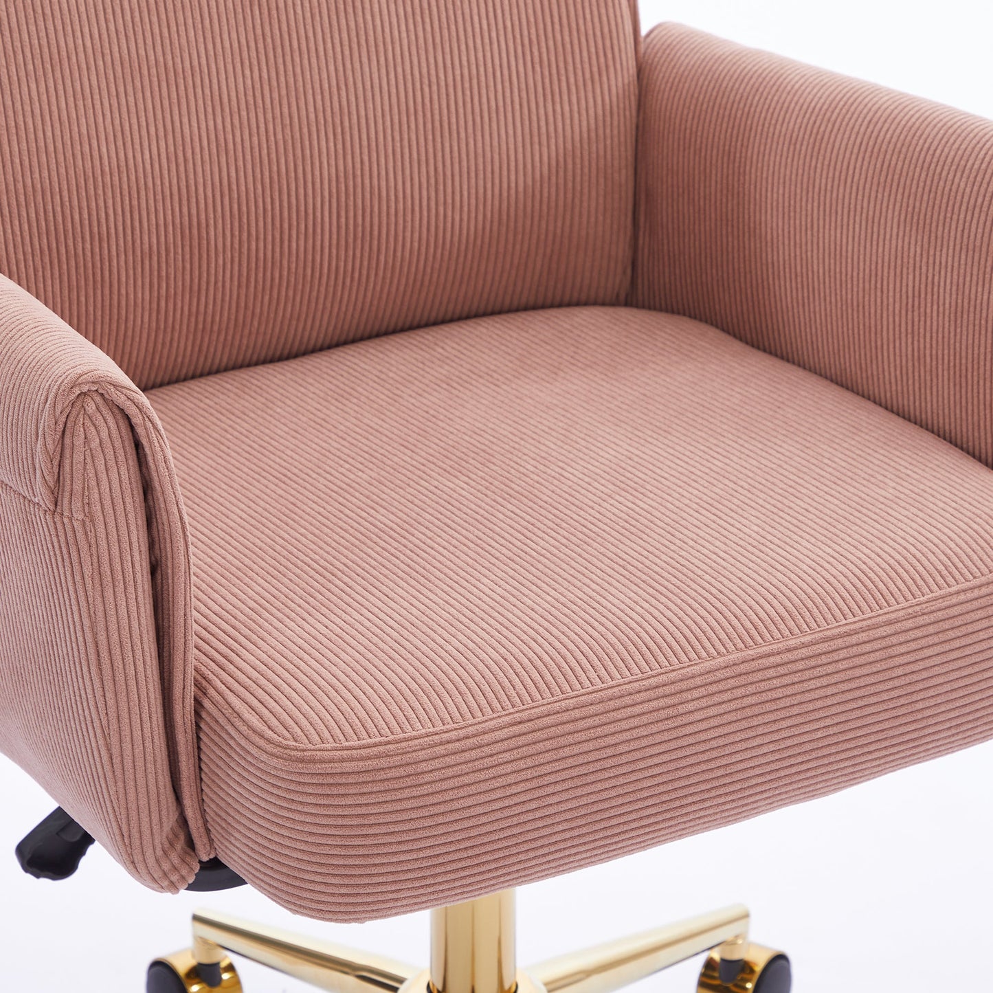 Mid-Back Liftable Office Chair - Pink