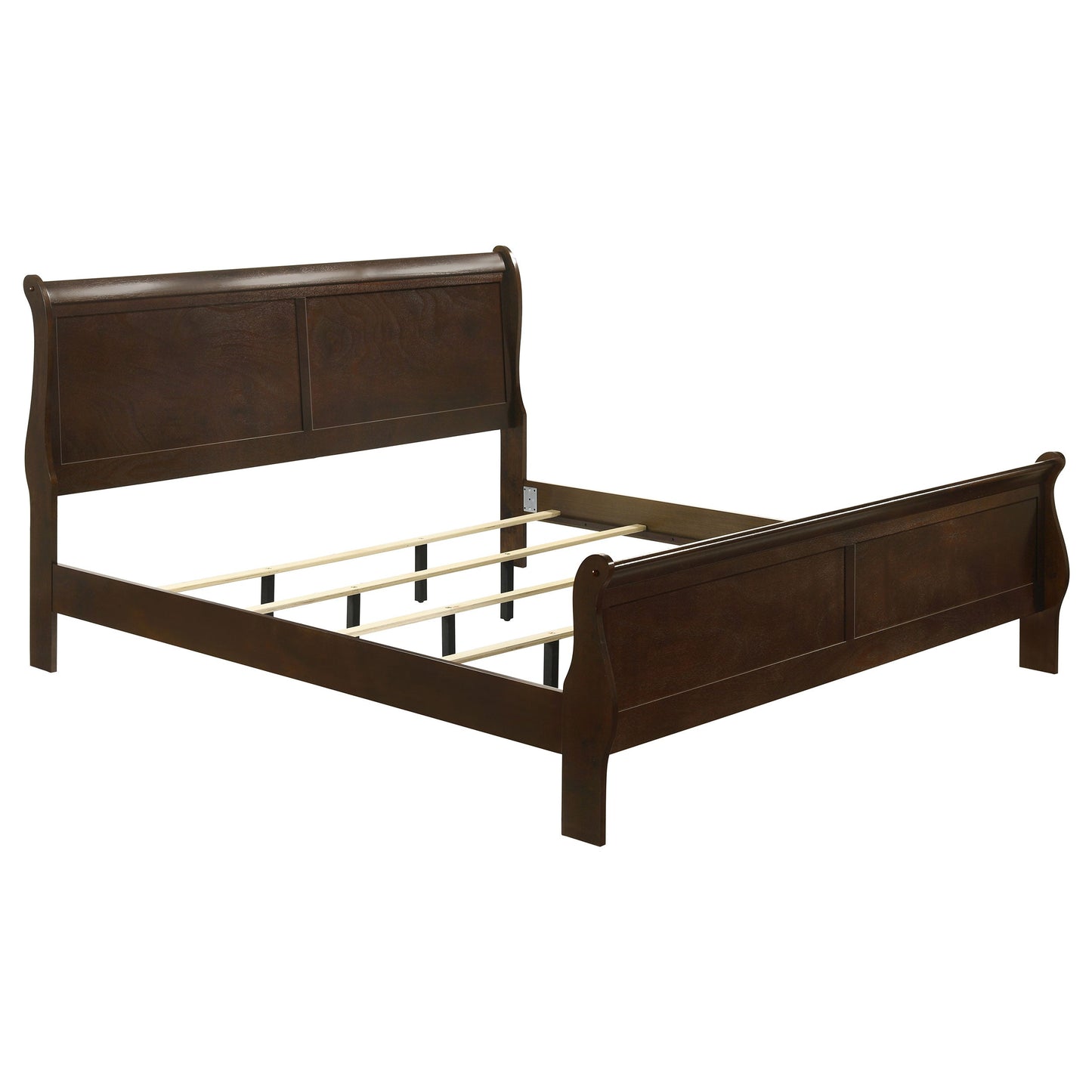 Graffenstaden Cappuccino Wood Eastern King Sleigh Bed