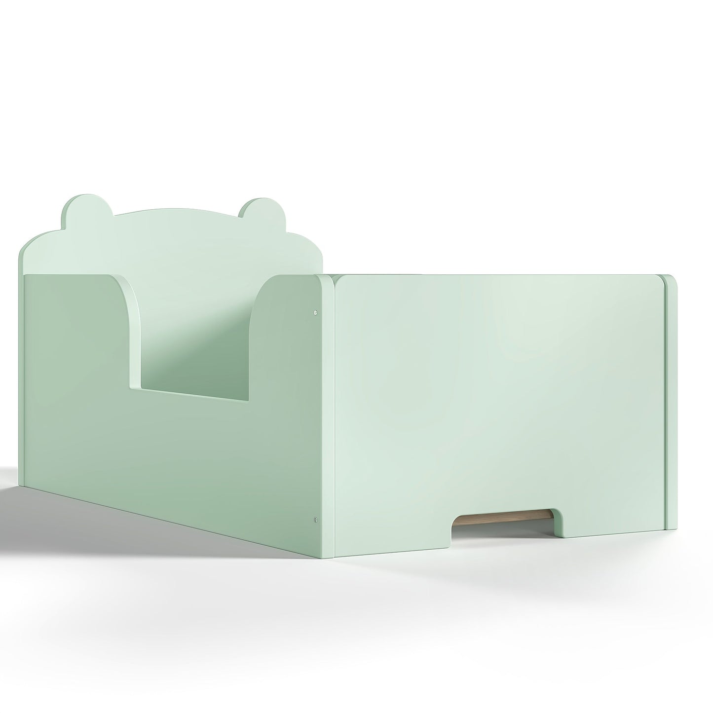 Toddler Floor Bed Frame, Bear Shape for Boys and Girls