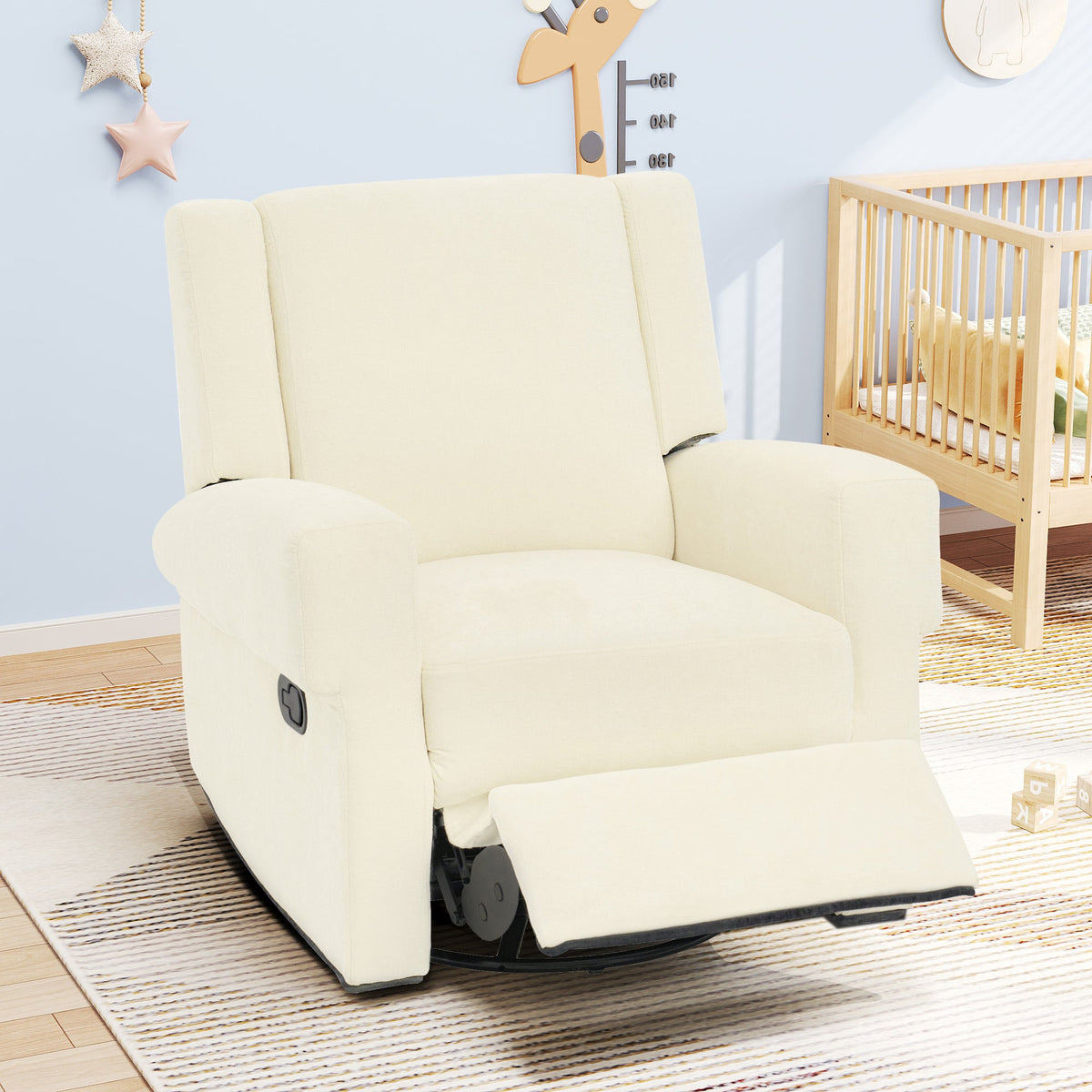 Manual Recliner Nursery Recliner Chair Swivel Rocker