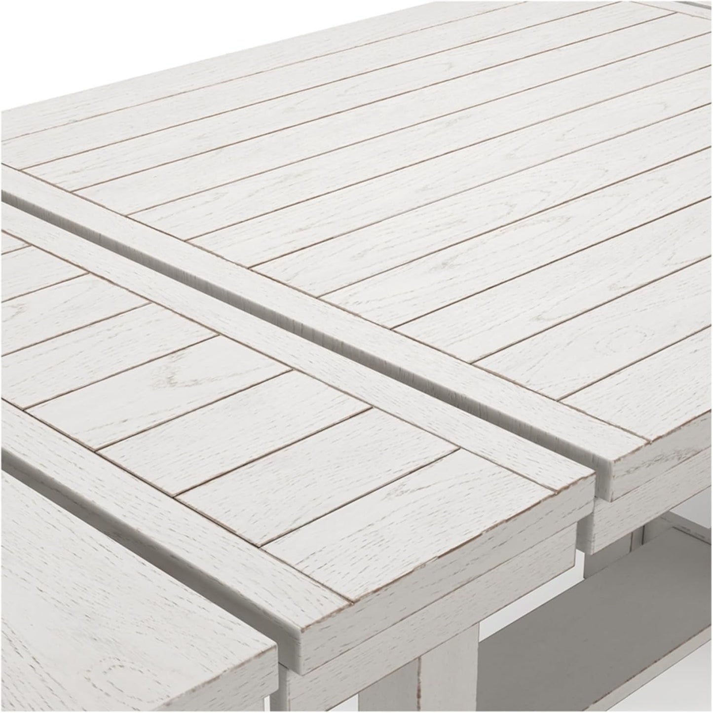 Robbinsdale Counter Height Dining Extension Table 42W 86D White