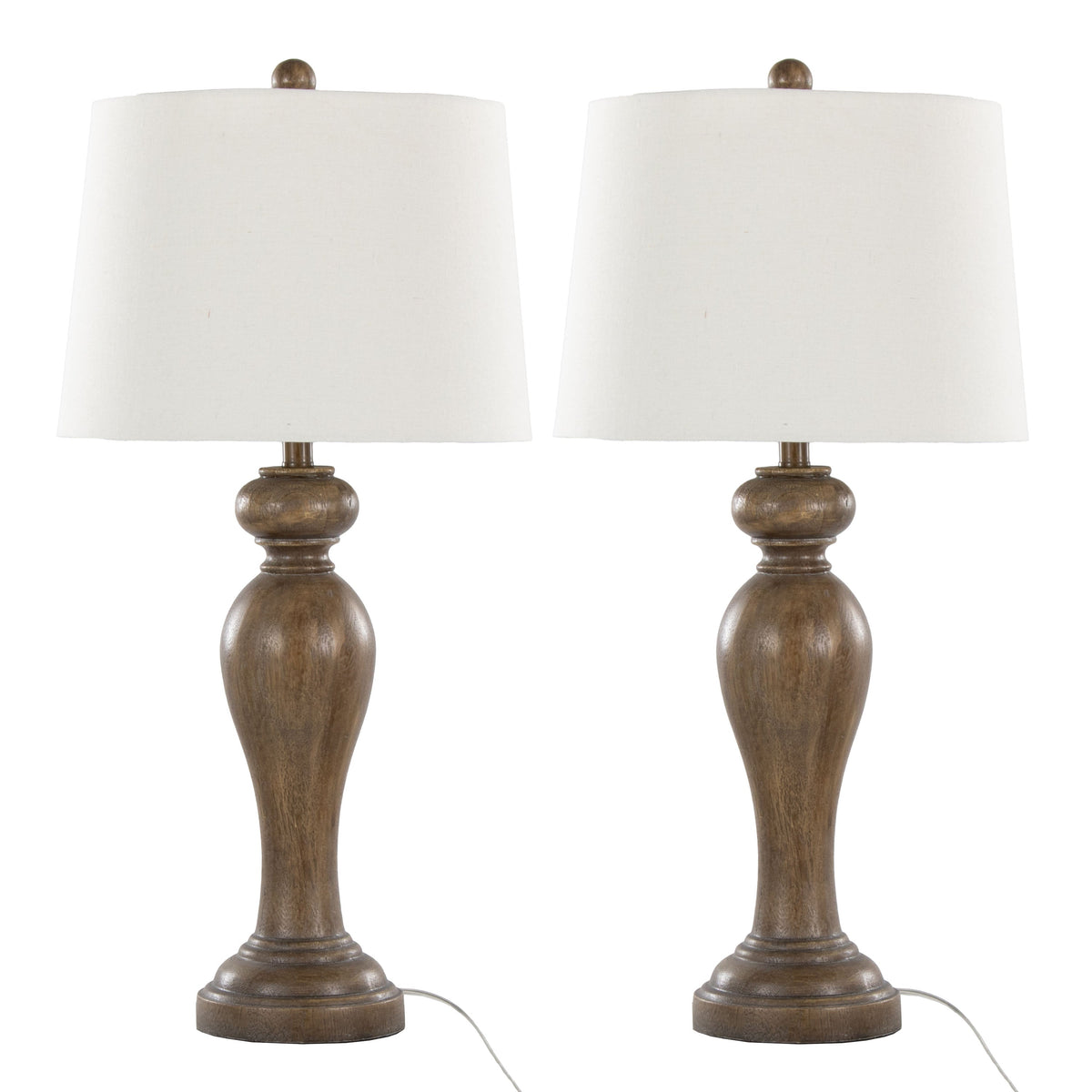 Peppa 31" Contemporary Polyresin Table Lamp in Opal