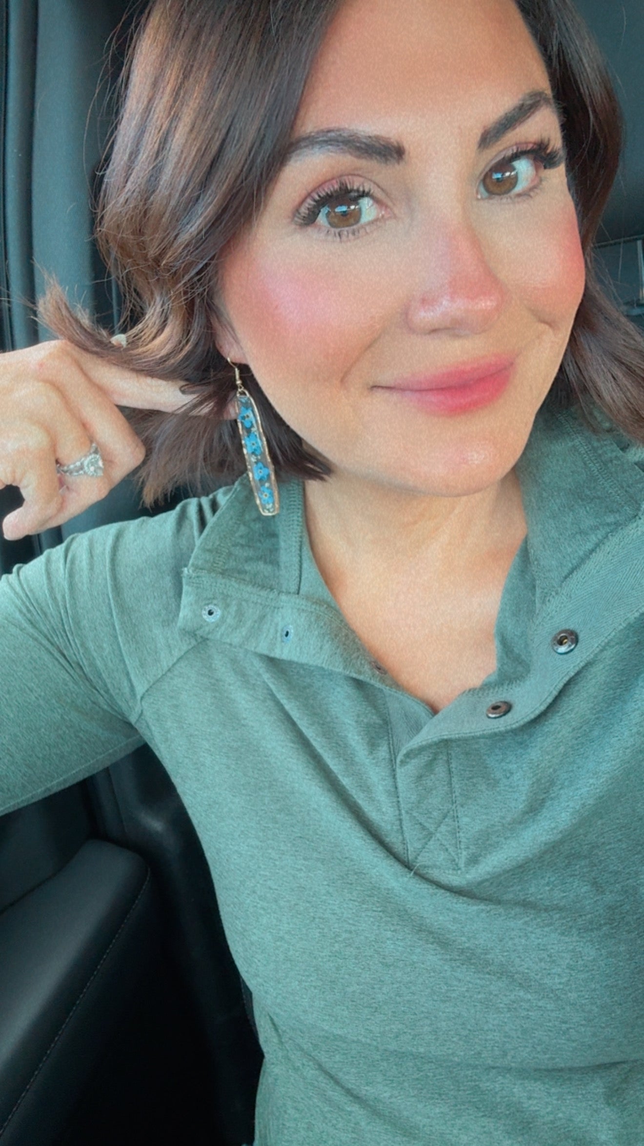 Beautiful Pressed Flower Earrings