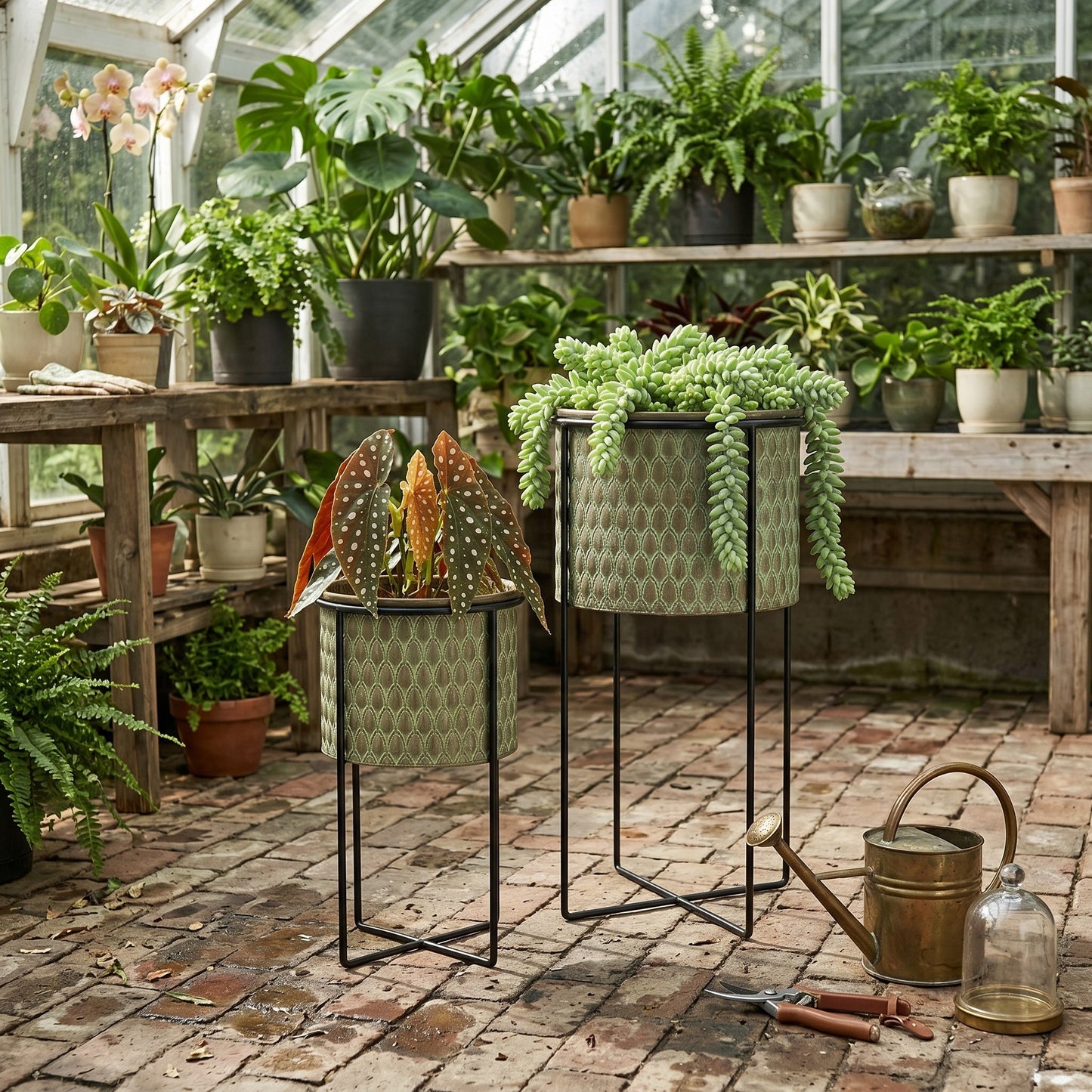 S/2 Textured Pots