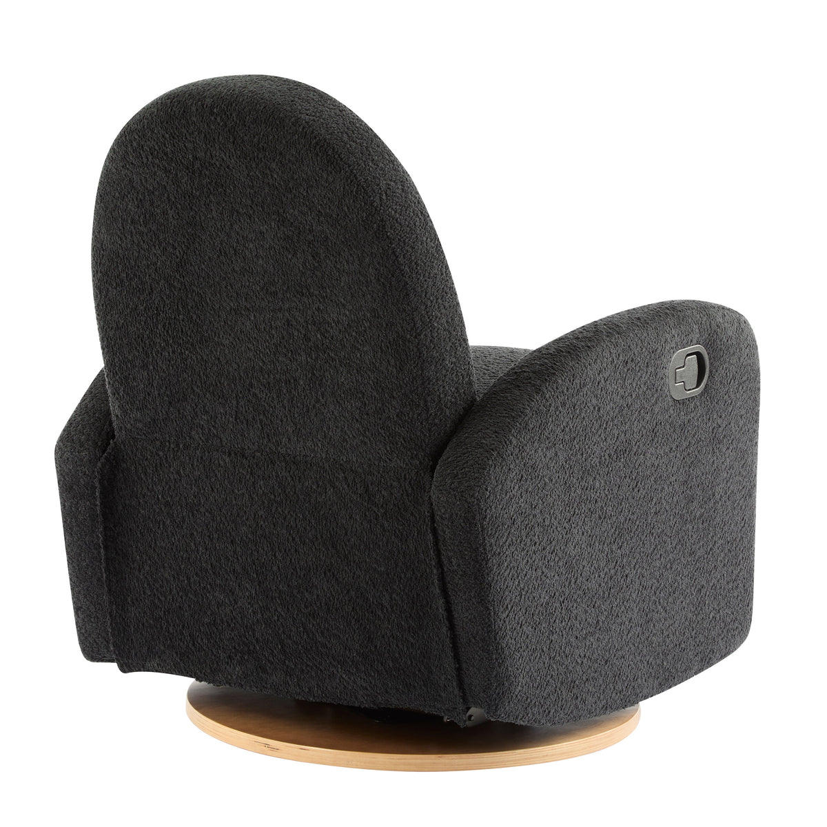 360 Swivel and Glider Recliner Chair - Black