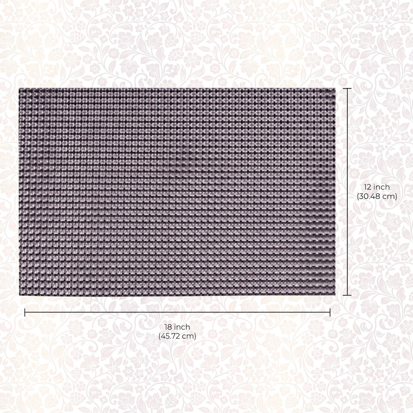 PVC Placemats – Non Slip, Heat Resistant Dining Table Mats for Indoor Outdoor Use